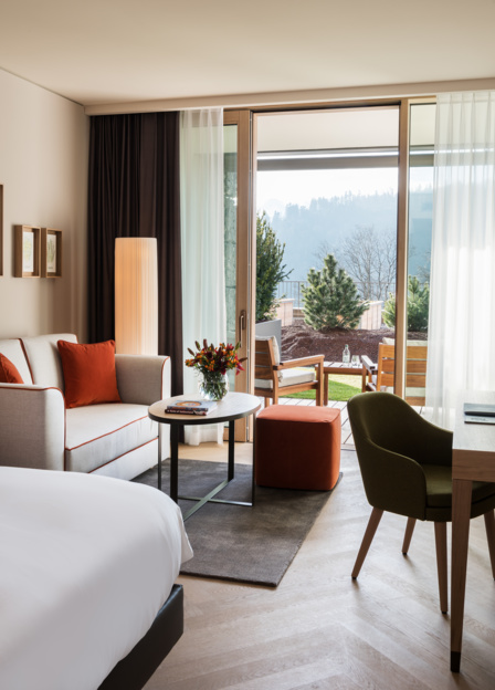 Bespoke lighting at the Waldhotel