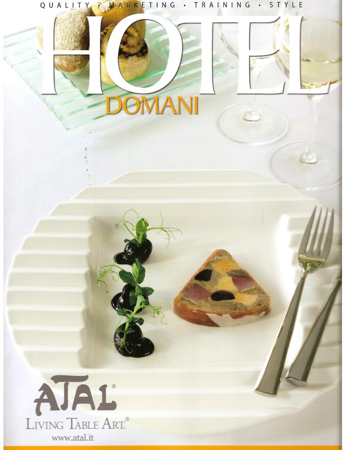 Titelseite von Hotel Domani, April 2008