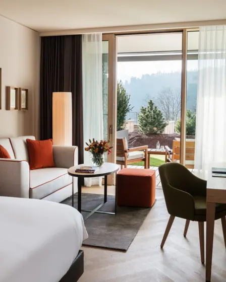 Bespoke lighting at the Waldhotel