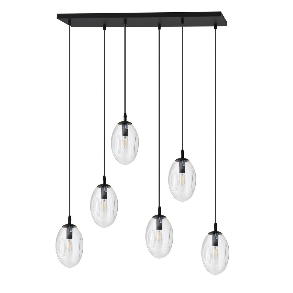 Astral 6 Bl pendant lamp – transparent – photo 3