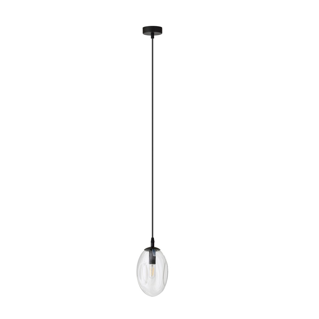 Astral 1 Black pendant lamp – transparent – photo 3