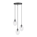 Astral 3 Black Premium pendant lamp – transparent – photo 2