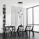 Astral 4 Black Premium pendant lamp – transparent – photo 4
