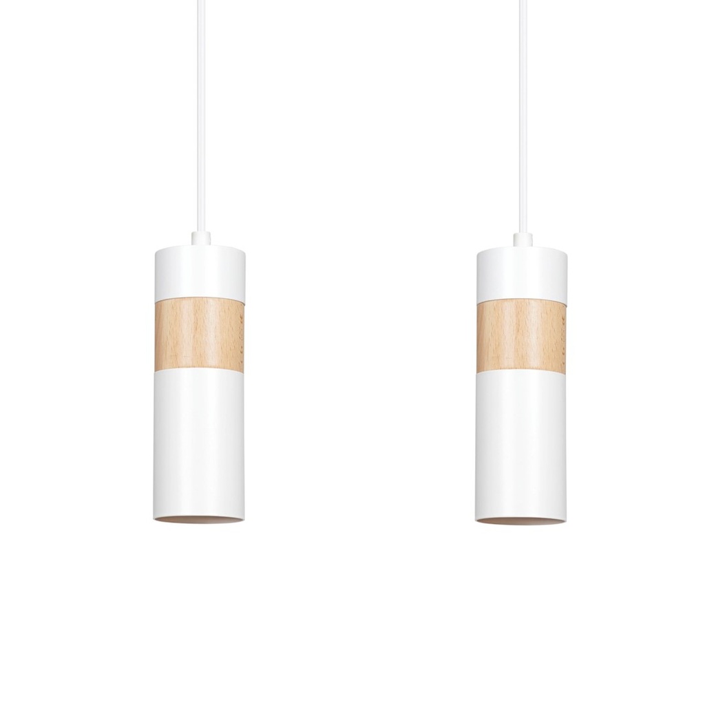 Akari 2 pendant lamp – White – photo 3