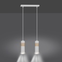 Akari 2 pendant lamp – White – photo 4
