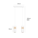 Akari 2 pendant lamp – White – photo 5