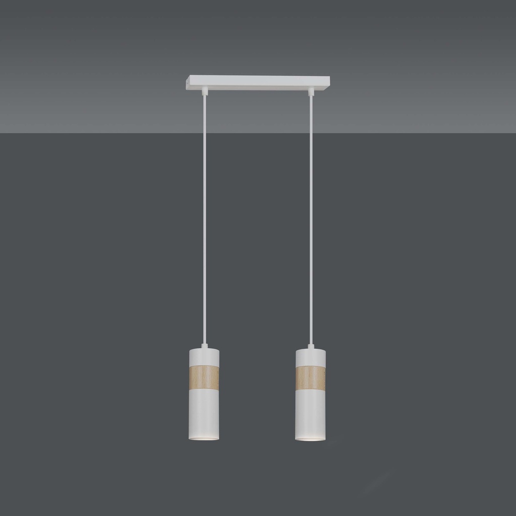 Akari 2 pendant lamp – White – photo 6