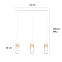 Akari 3 pendant lamp – White – photo 4