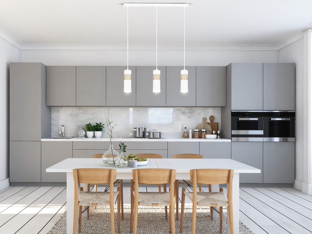 Akari 3 pendant lamp – White – photo 5