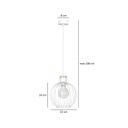 Lampe suspendue Barbado 1 – Blanc – photo 7