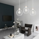 Barbado 3 pendant lamp – White – photo 3