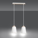 Bolero 2 pendant lamp – White – photo 3
