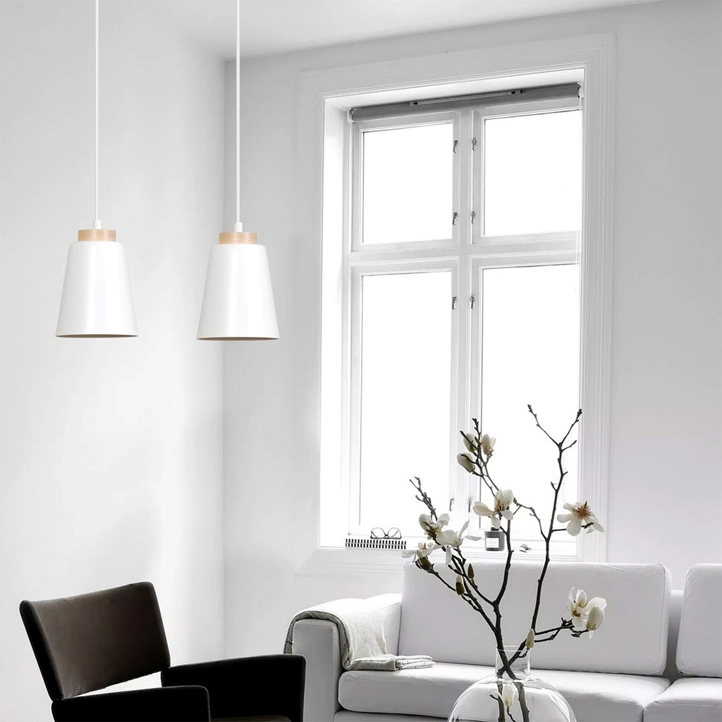 Bolero 2 pendant lamp – White – photo 4