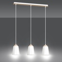 Bolero 3 pendant lamp – White – photo 3