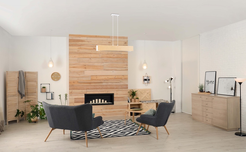 Carlo 3 pendant lamp – White – photo 5