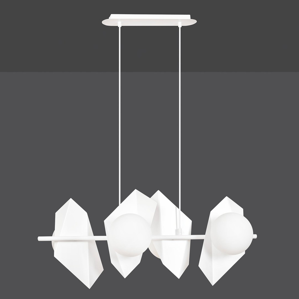 Drifton 4 pendant lamp – White – photo 3