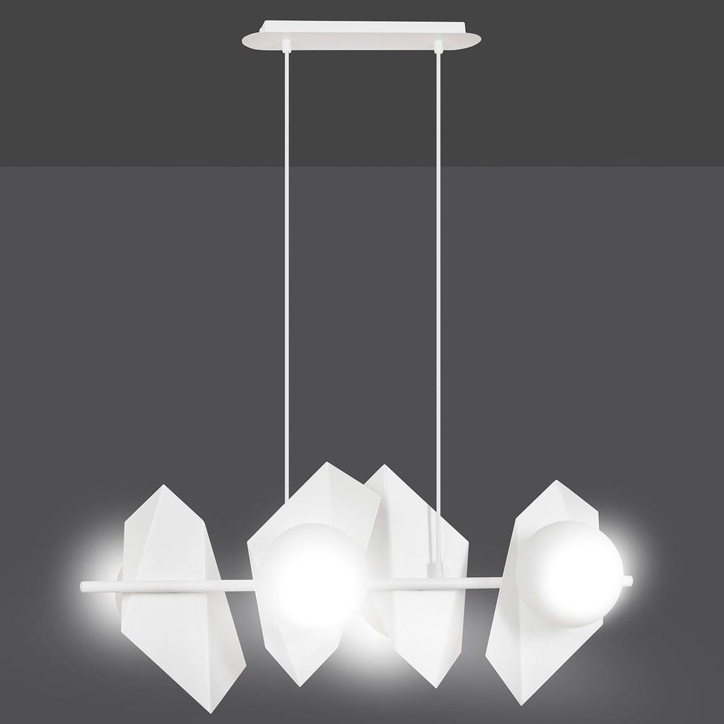 Drifton 4 pendant lamp – White – photo 4