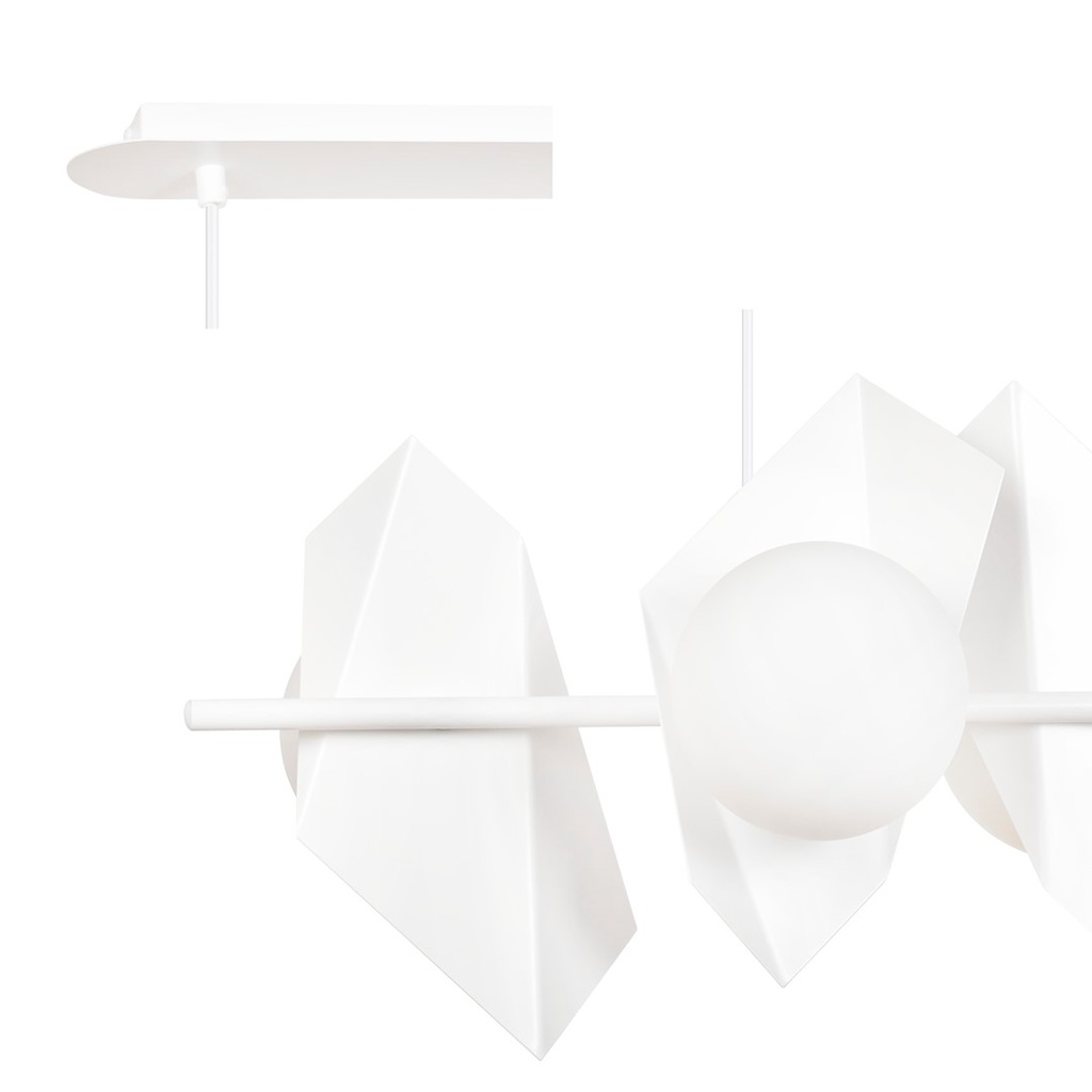 Drifton 4 pendant lamp – White – photo 5