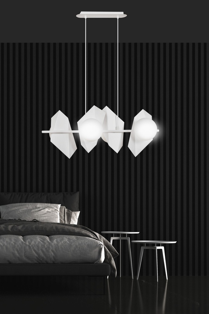 Drifton 4 pendant lamp – White – photo 6
