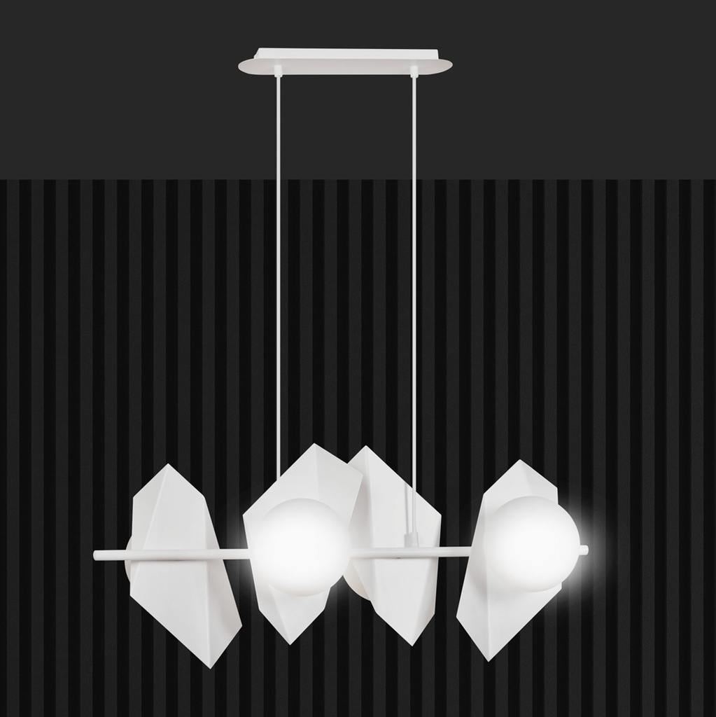Drifton 4 pendant lamp – White – photo 7