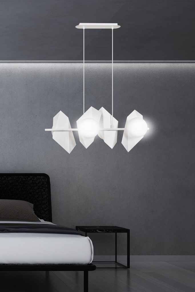 Drifton 4 pendant lamp – White – photo 8