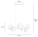 Drifton 4 pendant lamp – White – photo 10