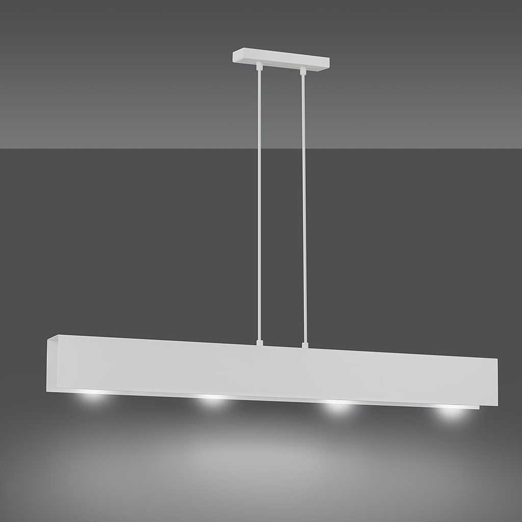 Lampe suspendue Gentor 4 – Blanc – photo 3