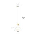 Ibor 1 pendant lamp – White – photo 6