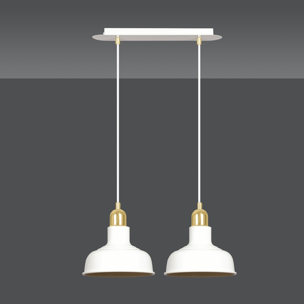Ibor 2 pendant lamp – White – photo 6