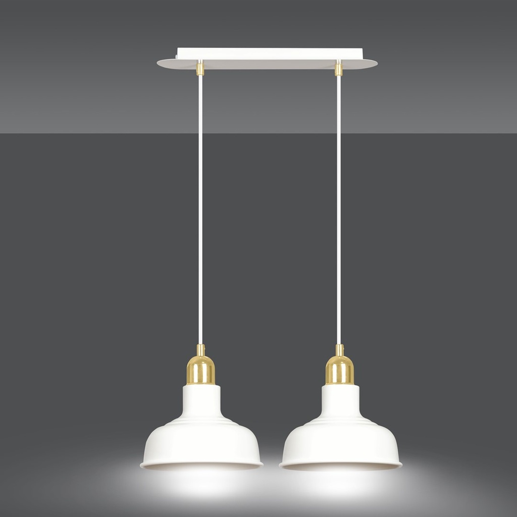 Ibor 2 pendant lamp – White – photo 7