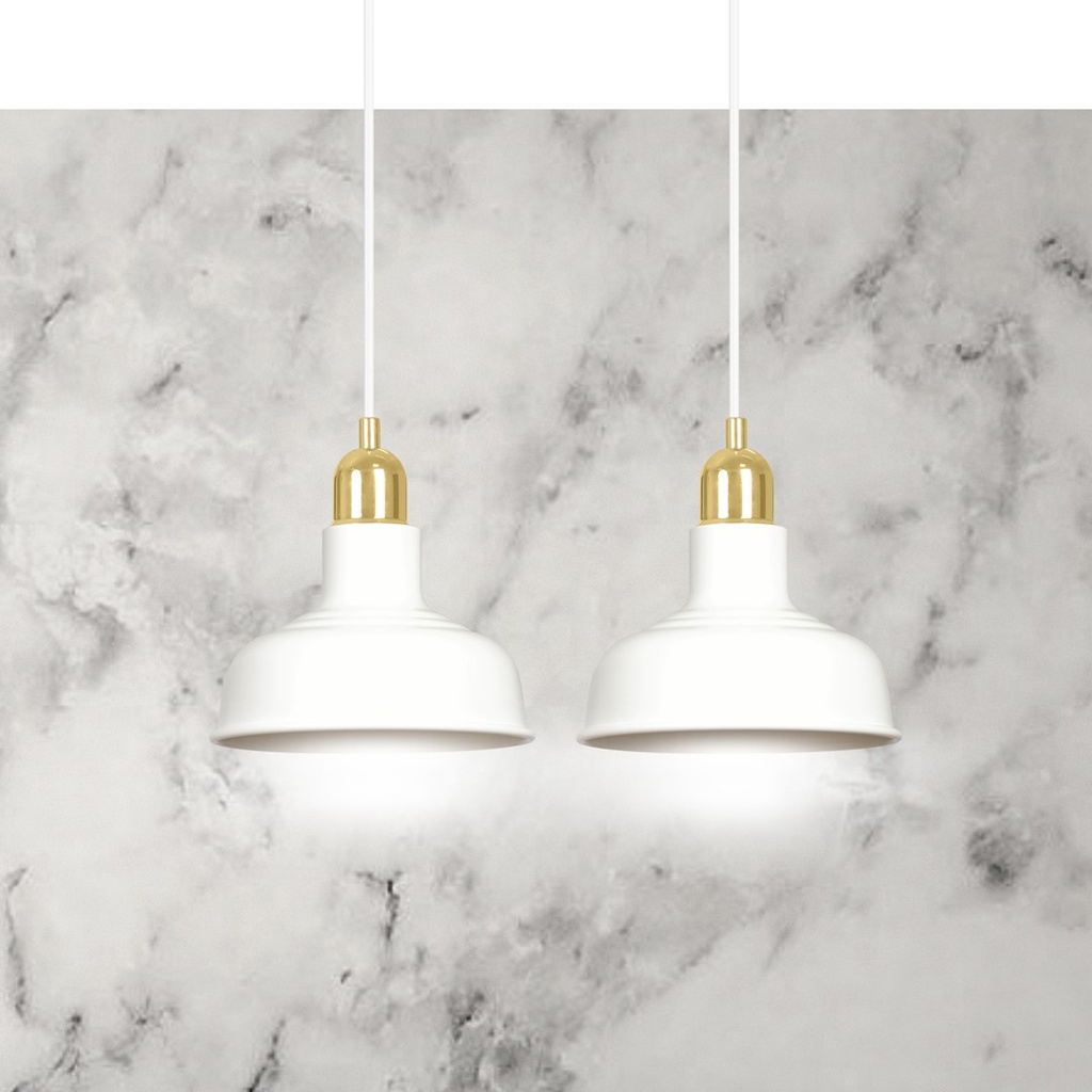 Ibor 2 pendant lamp – White – photo 9