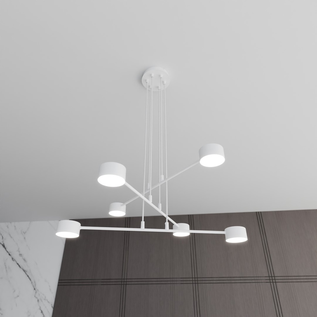 Modus 6 pendant lamp – White – photo 5