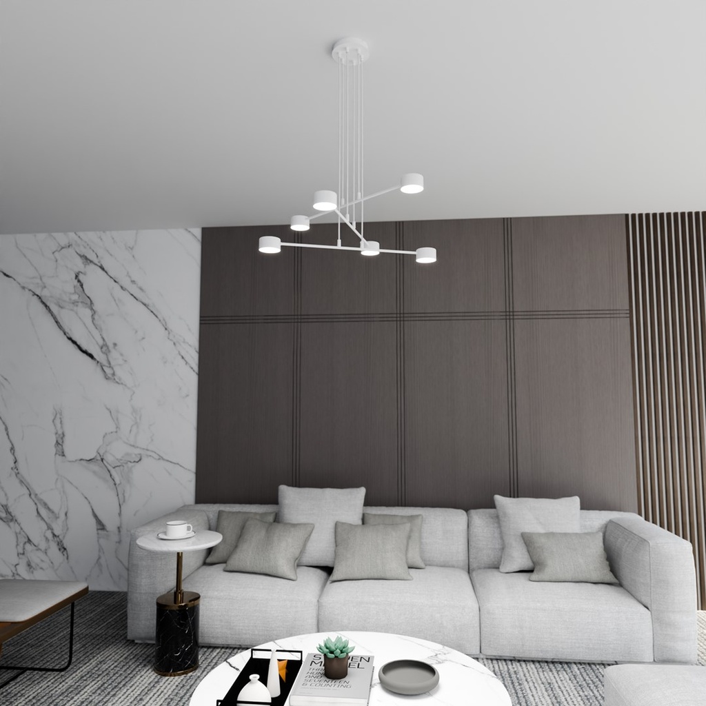 Modus 6 pendant lamp – White – photo 8