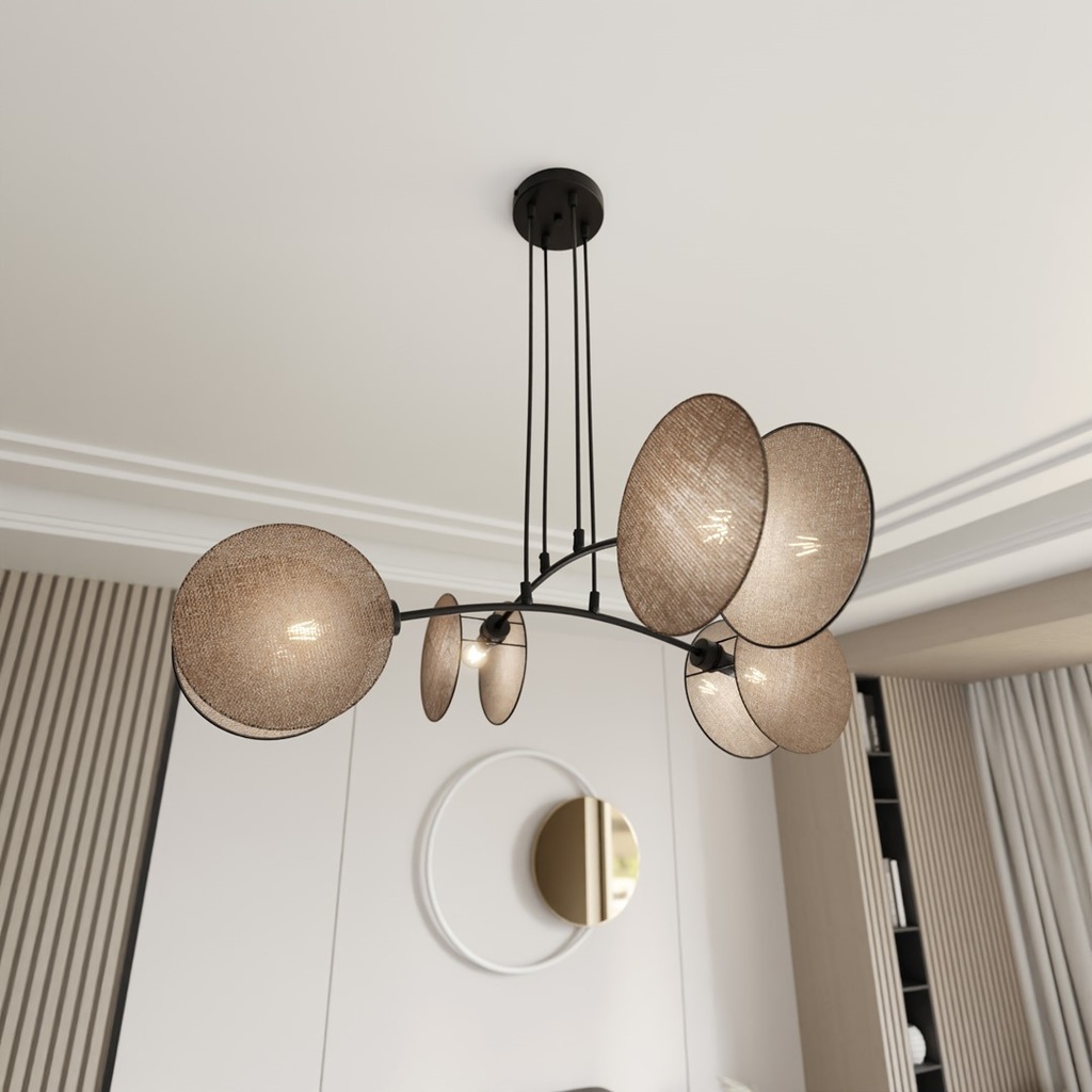 Motif 4 pendant lamp – Natural – photo 5