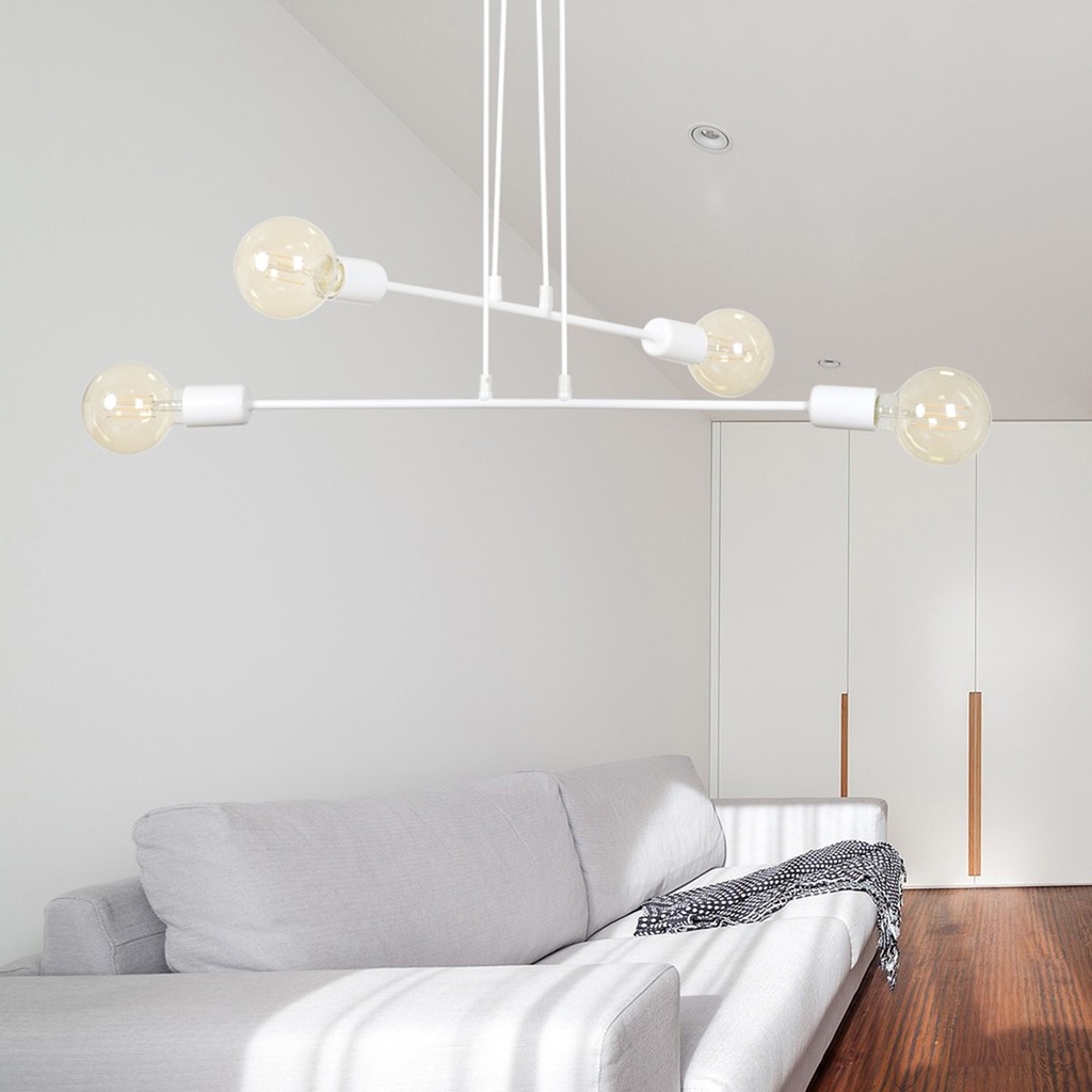 Multipo 4 pendant lamp – White – photo 5