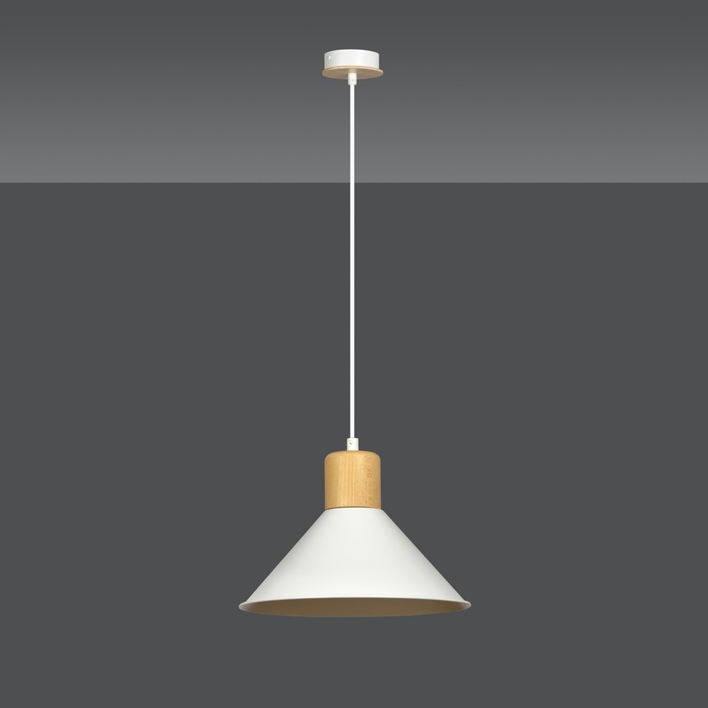 Rowen 1 pendant lamp – White – photo 7