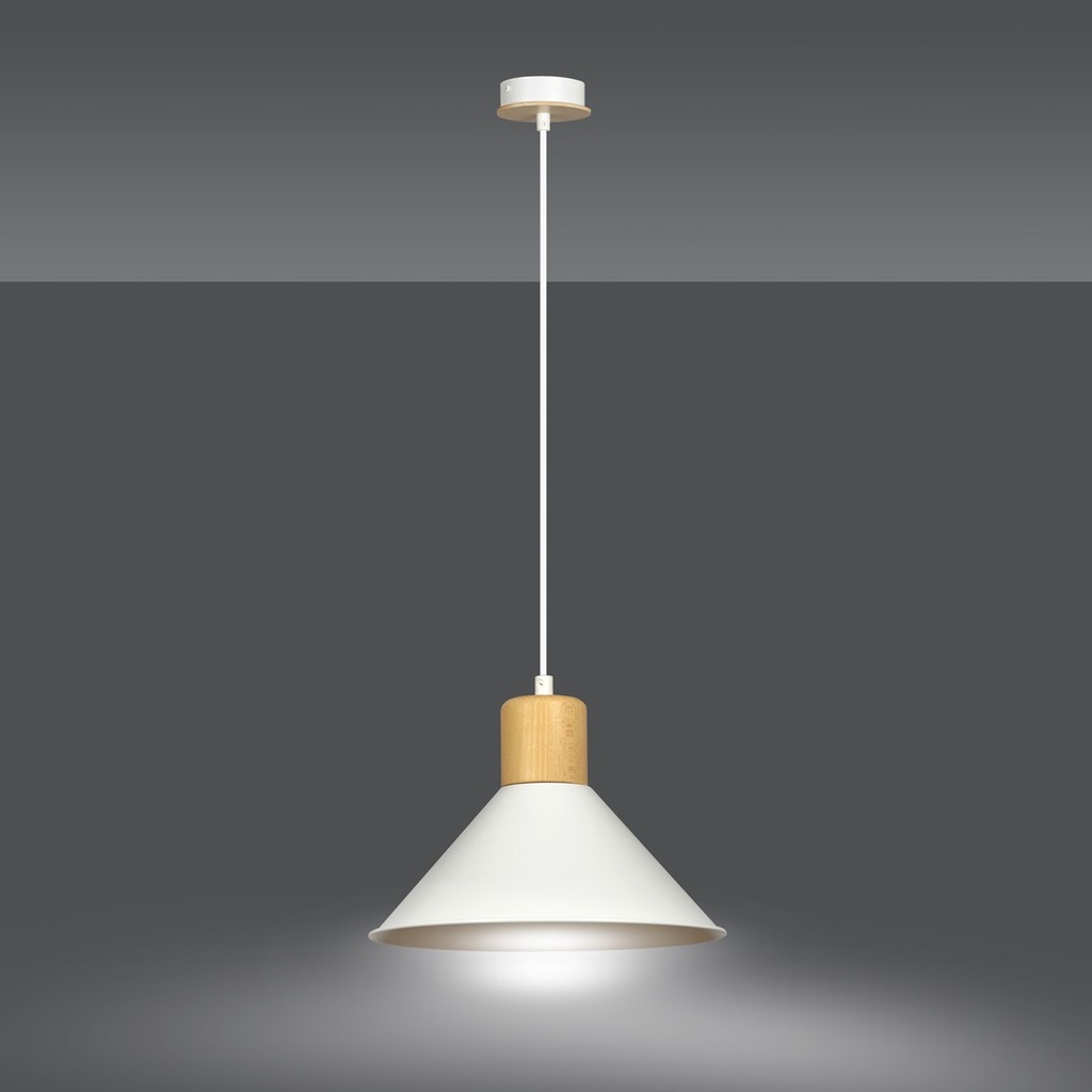 Rowen 1 pendant lamp – White – photo 8