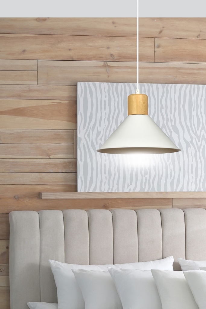 Rowen 1 pendant lamp – White – photo 9