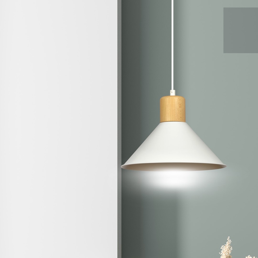 Rowen 1 pendant lamp – White – photo 12