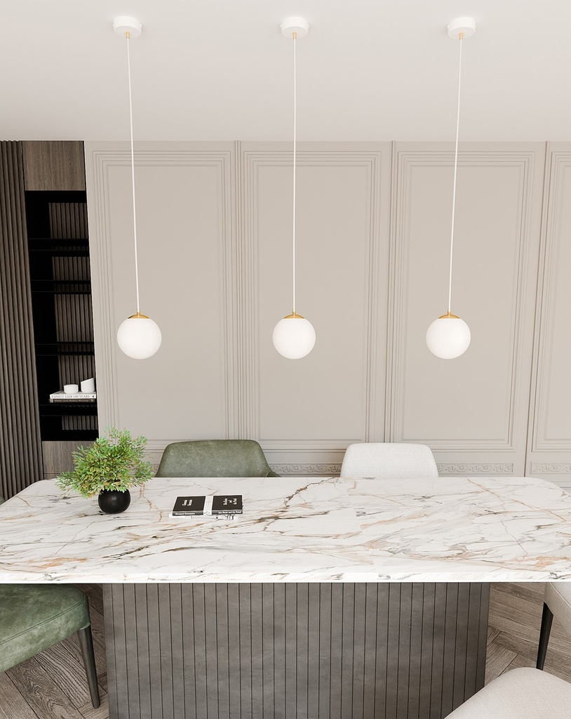 Royal 1 pendant lamp – White – photo 4