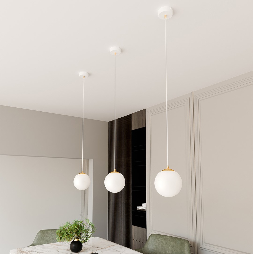Royal 1 pendant lamp – White – photo 5