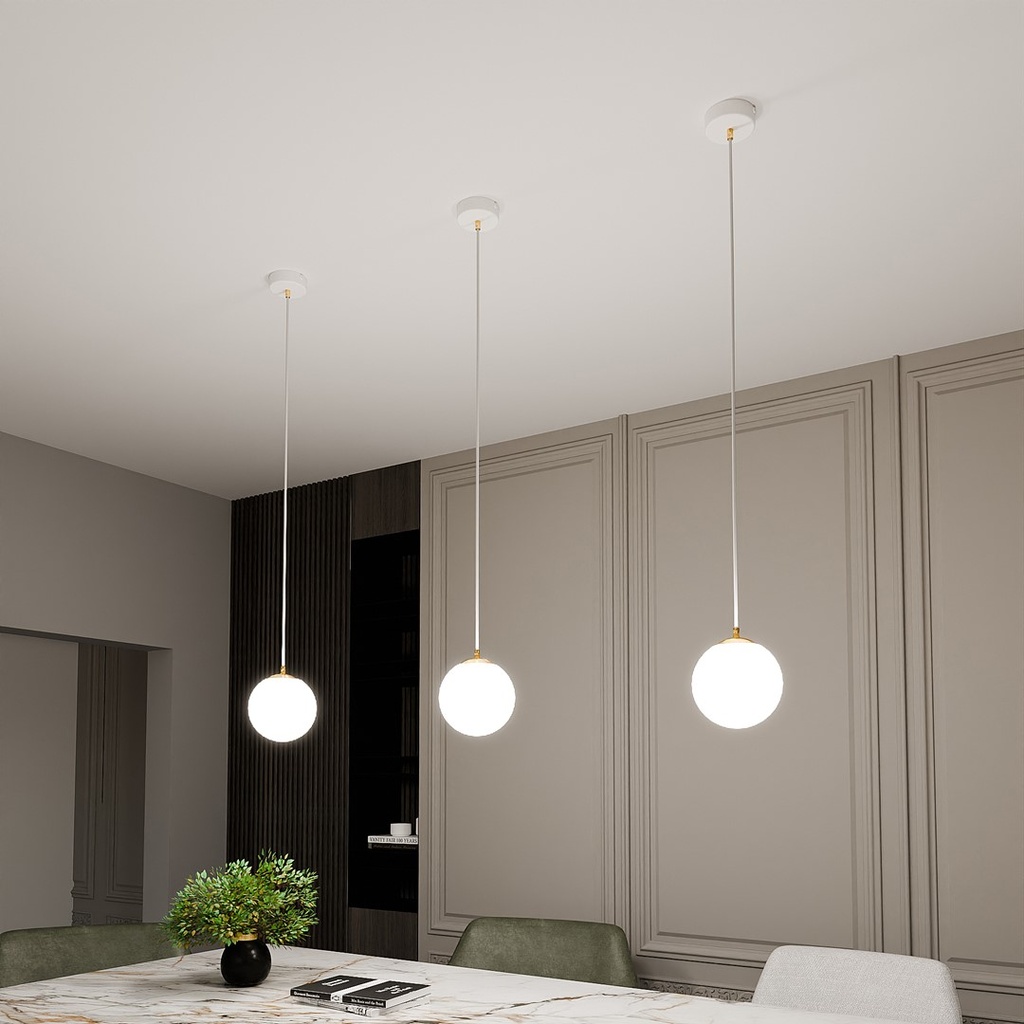 Royal 1 pendant lamp – White – photo 6