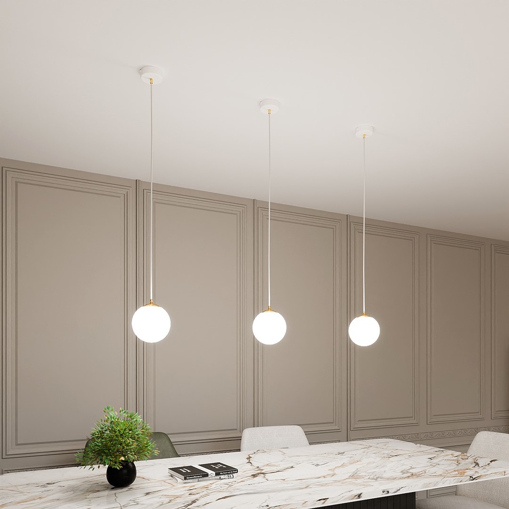 Royal 1 pendant lamp – White – photo 7