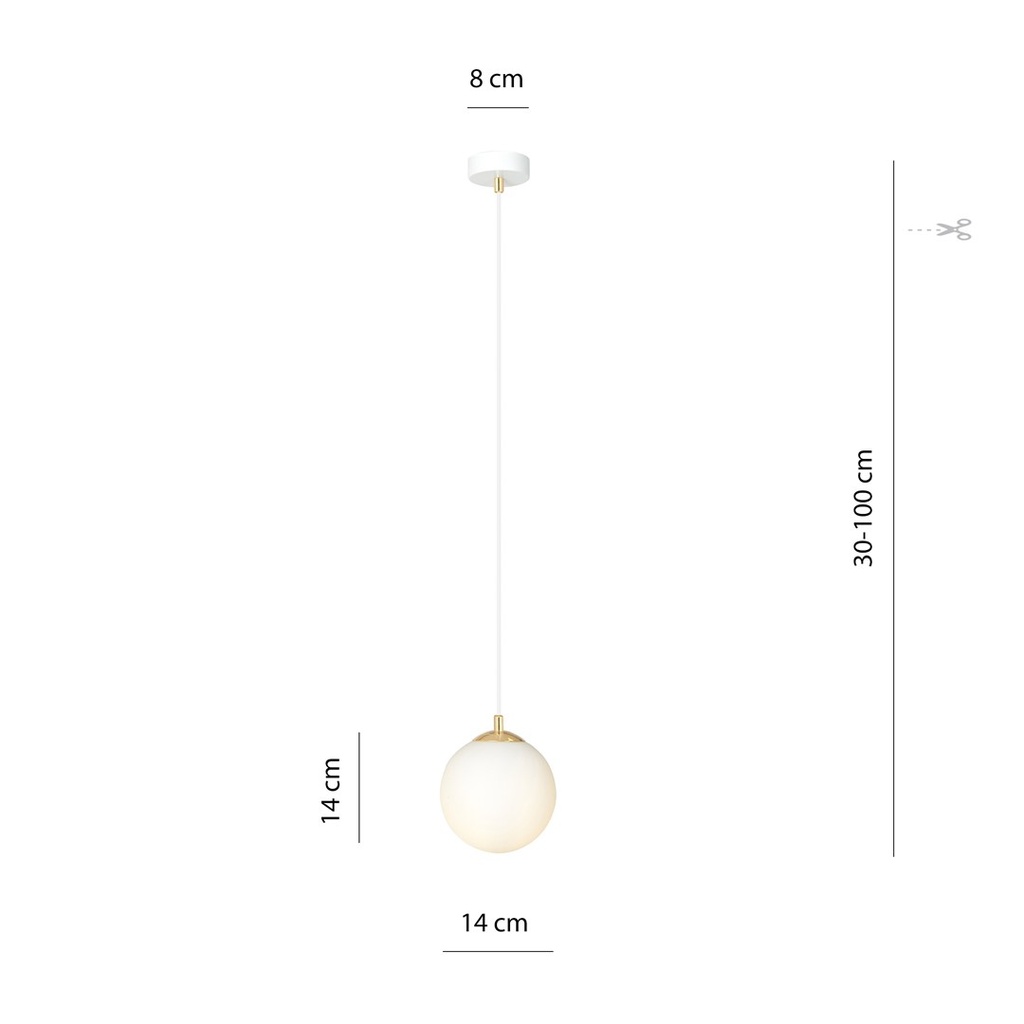 Royal 1 pendant lamp – White – photo 8