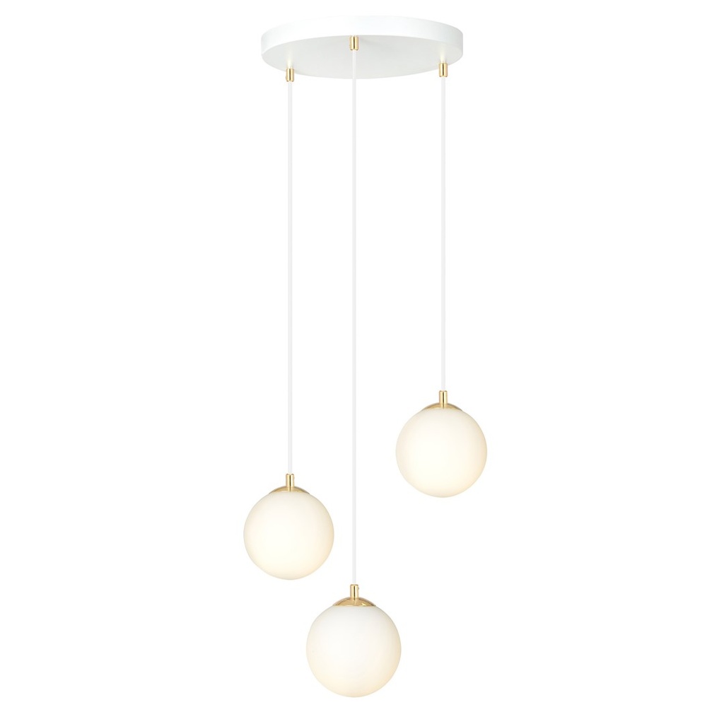 Royal 3 pendant lamp – White – photo 4
