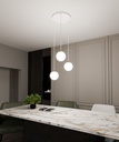 Royal 3 pendant lamp – White – photo 7
