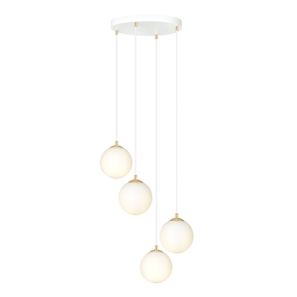 Royal 4 pendant lamp – White – photo 4