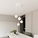 Royal 4 pendant lamp – White – photo 6