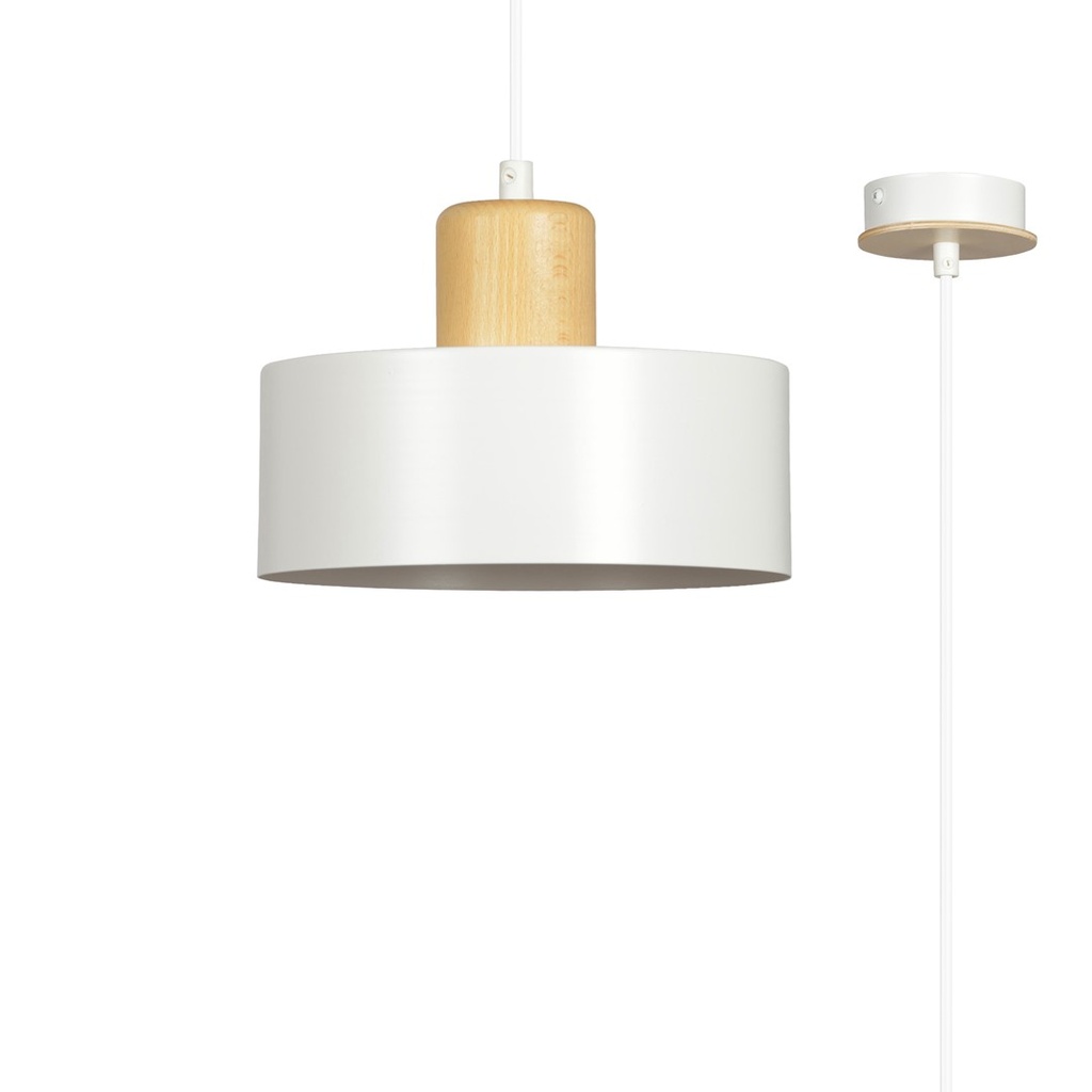 Torin 1 pendant lamp – White – photo 5