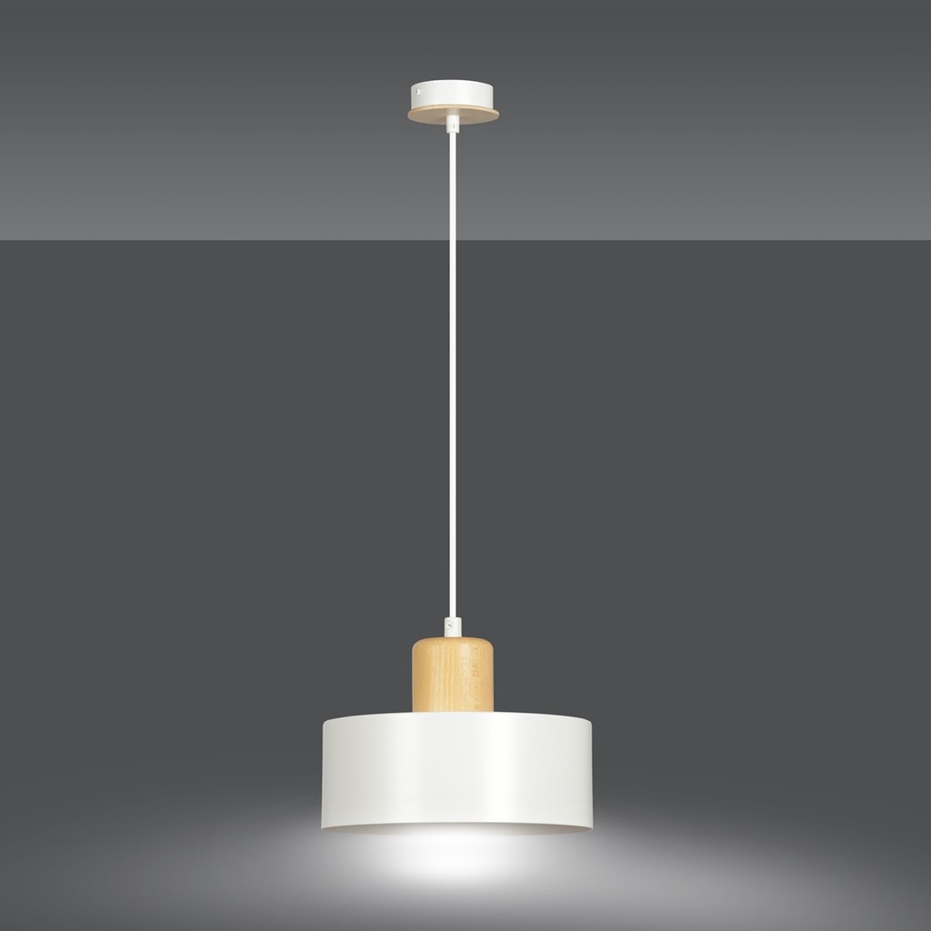 Torin 1 pendant lamp – White – photo 8